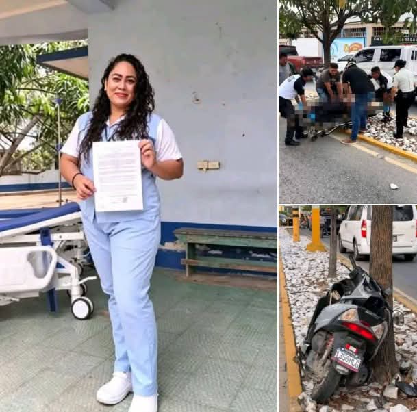 Fallece Lucila Alvarado, enfermera de Zacapa, tras varios días hospitalizada por accidente de motocicleta