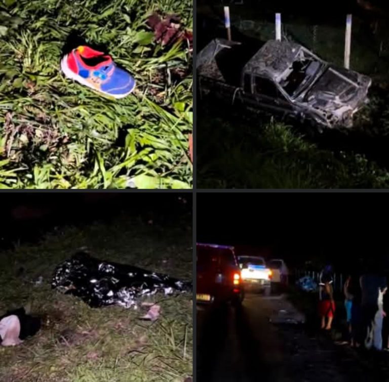Niño de un año pierde la vida en fatal accidente en la carretera CA-5, en Santa Cruz de Yojoa