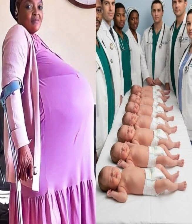 Madre supuestamente da a luz a 10 bebés y un extraño hallazgo sorprende a los médicos