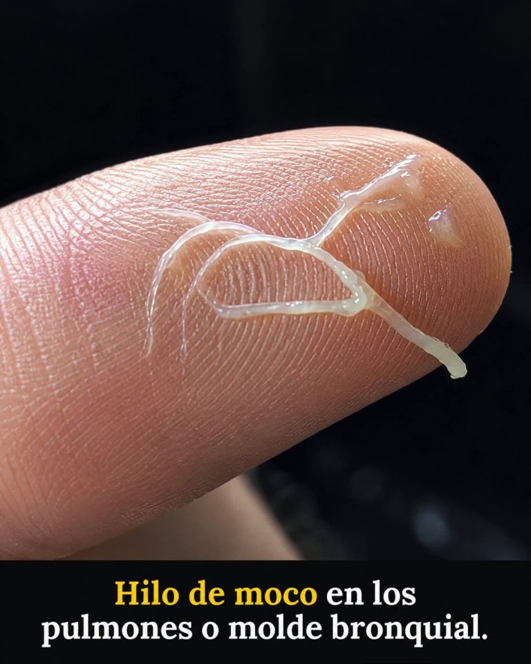 Hilo de moco en los pulmones: qué puede significar esta señal respiratoria