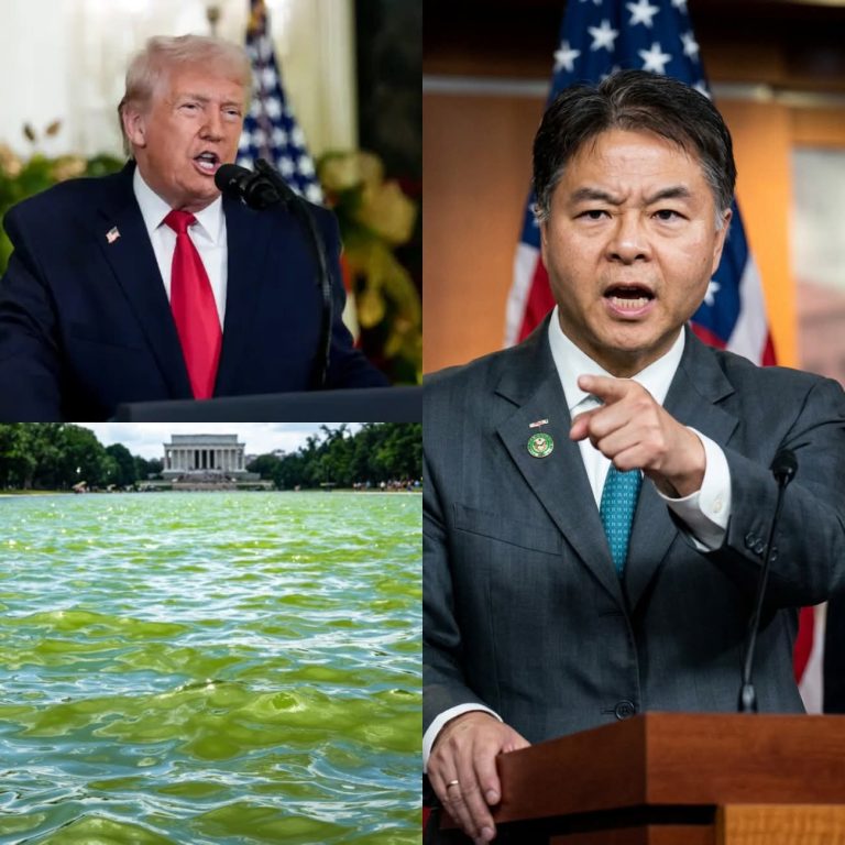 Ted Lieu cuestiona a Trump por la piscina reflectante y pide pruebas sobre supuestos actos de vandalismo