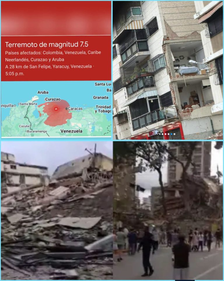 Fuerte sismo en Venezuela provoca alerta de tsunami y se siente en Colombia y el Caribe