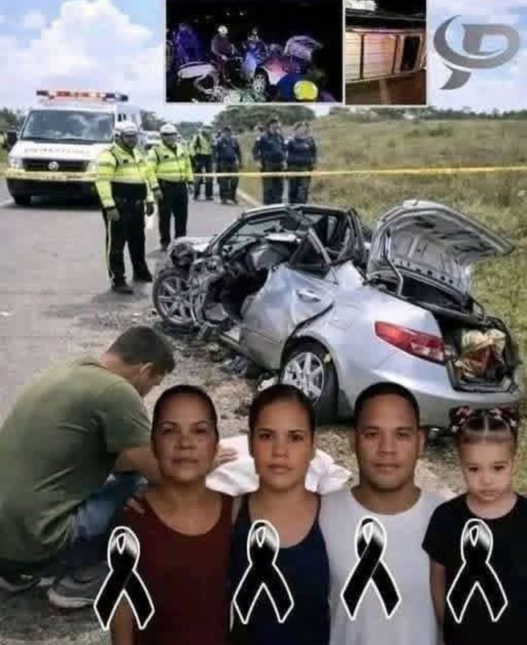 Paseo familiar termina en tragedia: varias personas pierden la vida tras un devastador accidente de tránsito