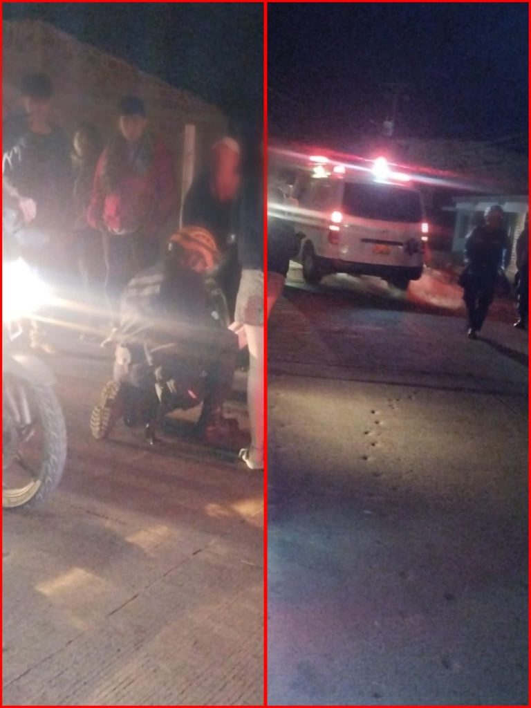 Mujer resulta herida tras ser atropellada por una motocicleta en Timbío, Cauca