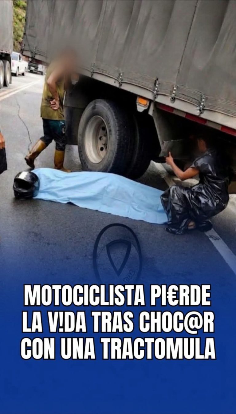 Motociclista pierde la vida tras colisionar con una tractomula en la vía Ibagué–Cajamarca: autoridades investigan las causas del accidente