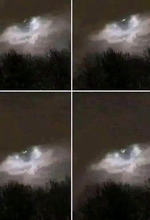 Una fotografía tomada durante una tormenta desata miles de teorías en redes sociales: esto es lo que realmente podría verse en el cielo